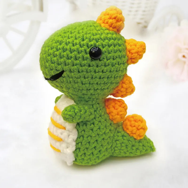 Crochet Animal Toys Starter Kit With Yarn And Hooks