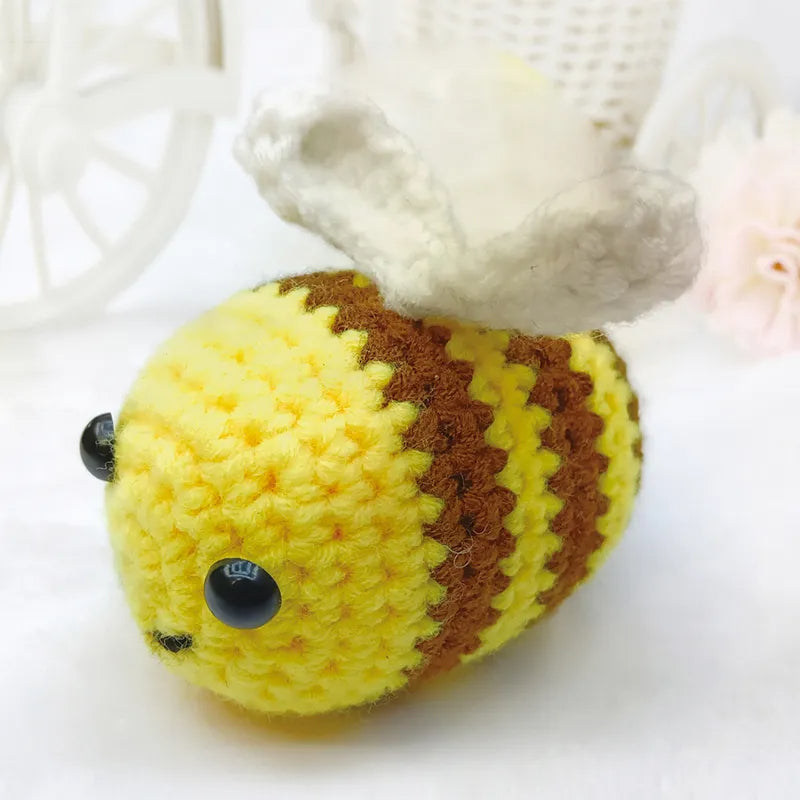 Crochet Animal Toys Starter Kit With Yarn And Hooks