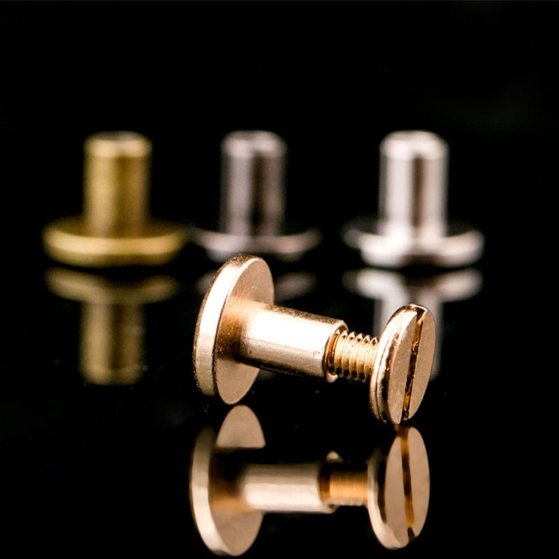 Vintage Copper Screw Rivet Buttons For Cloths
