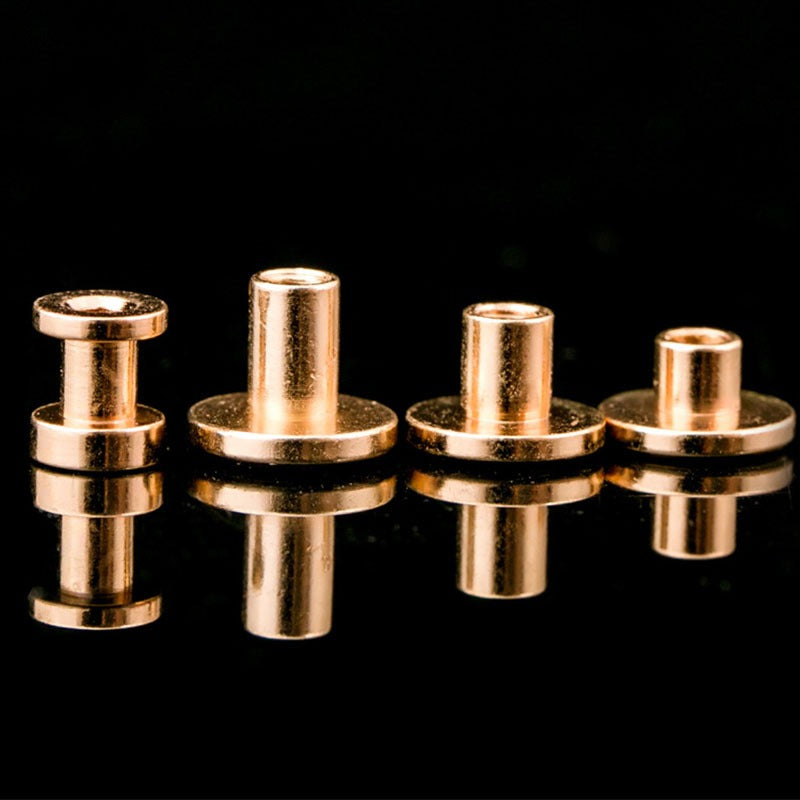 Vintage Copper Screw Rivet Buttons For Cloths