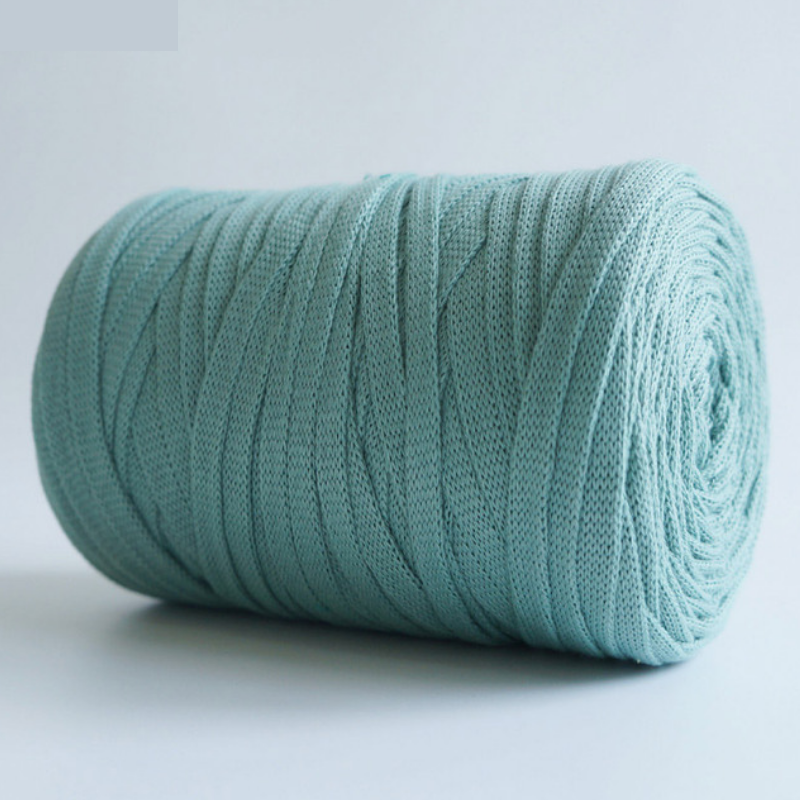 The Solid Color Flat Yarn For Knitting And Crochet
