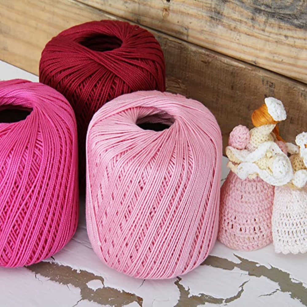 3 Pairs Of Cotton Crochet Thread