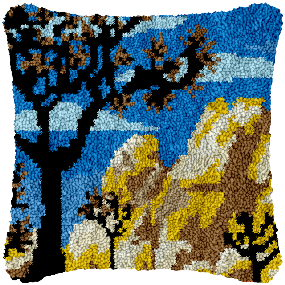 Mountain Printed Cushion Cover
