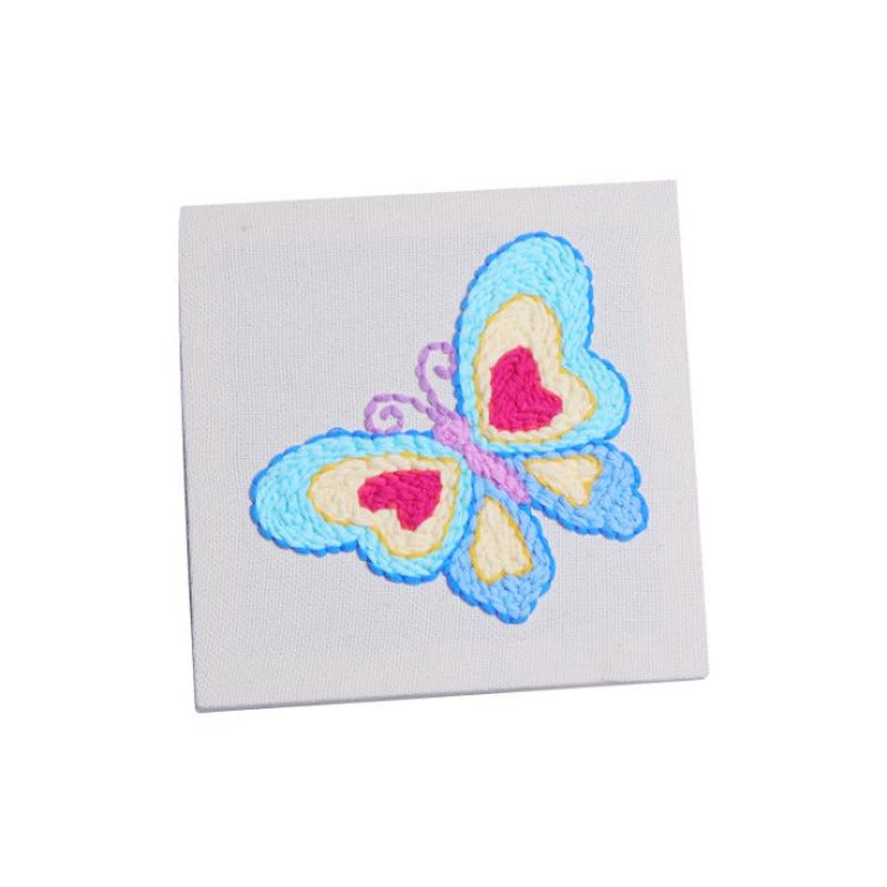 Butterfly Printed Punch Needle Kit