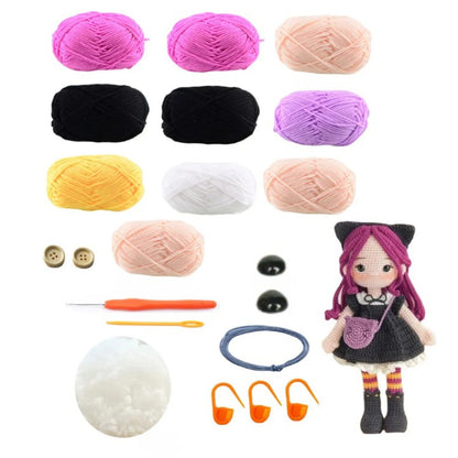 Doll Crafting With Yarn Crochet Kit