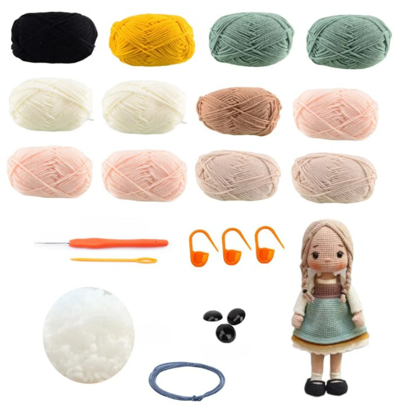 Doll Crafting Yarn Crochet Kit