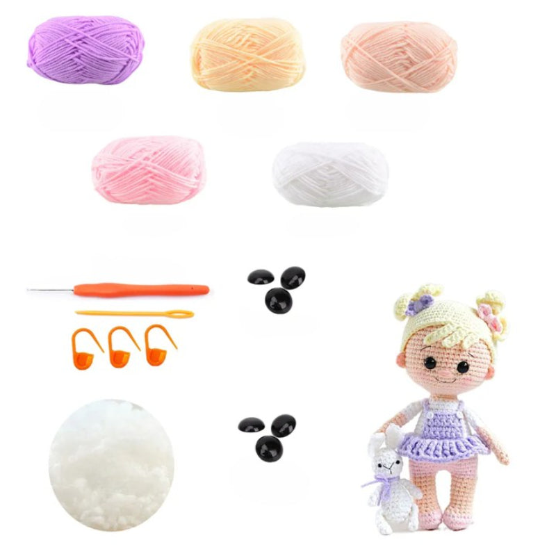 Elegant Doll Craft Toy Crocheting Kits