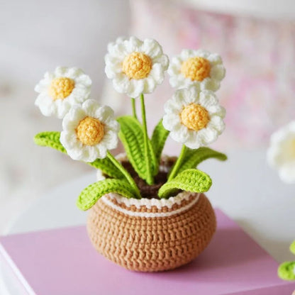 Flower Crochet And Knitting Kit