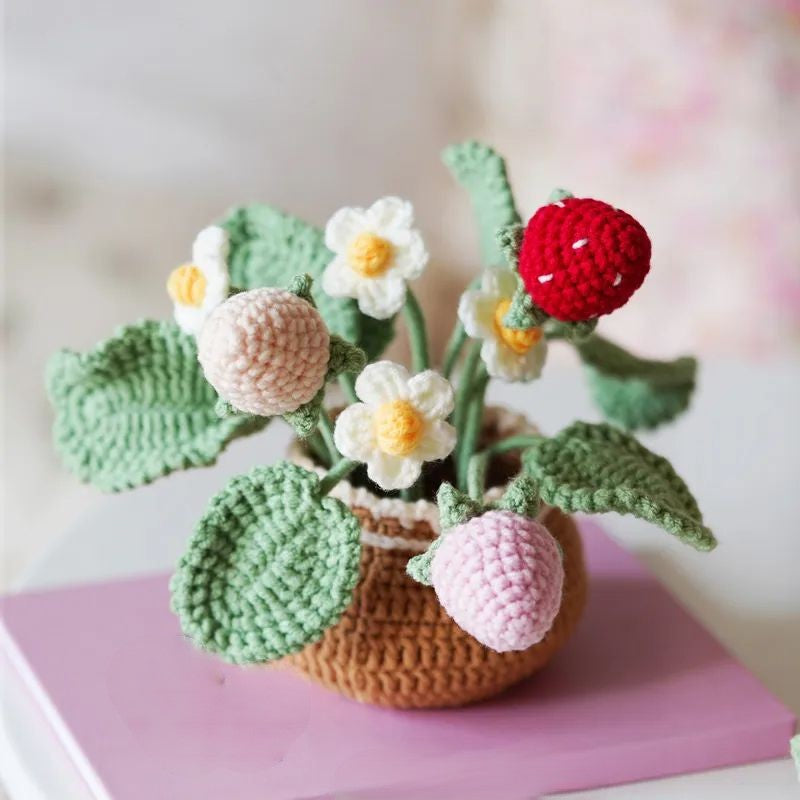 Flower Crochet And Knitting Kit