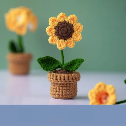 Flower Crochet And Knitting Kit