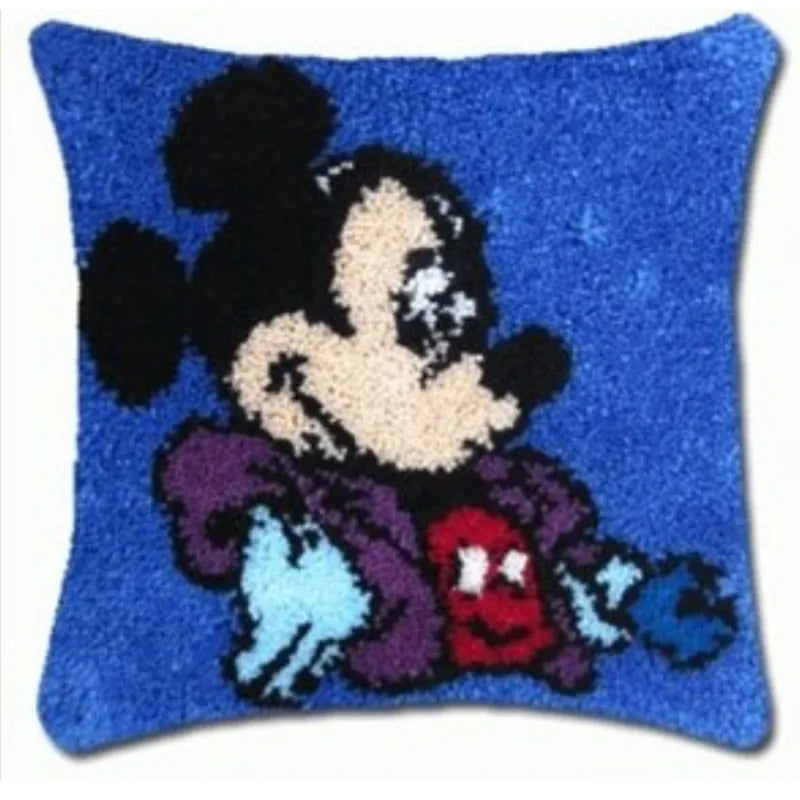 Mickey Mouse Print Cushion