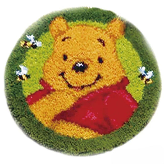 Pooh Print Latch Hook Rug