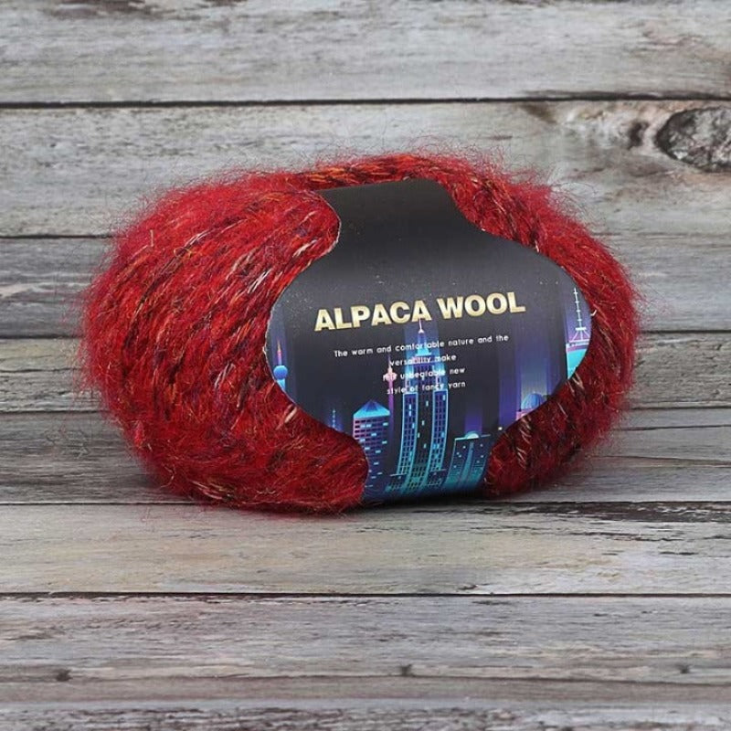 Alpaca Colorful Velvet Soft Wool Yarn