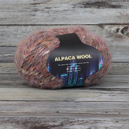 Alpaca Colorful Velvet Soft Wool Yarn