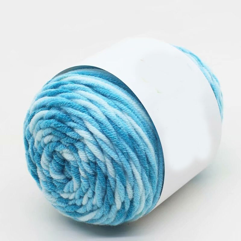 Rainbow Color Woolen Yarn For DIY Sweater Knitting