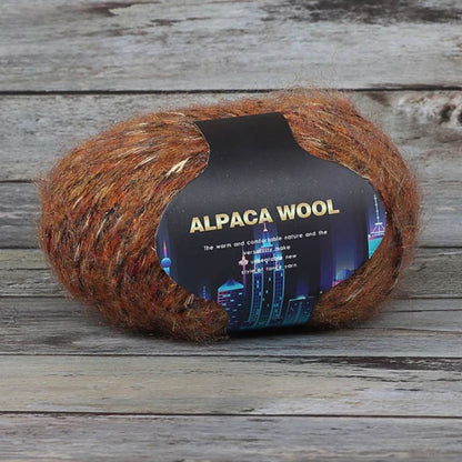 Alpaca Colorful Velvet Soft Wool Yarn