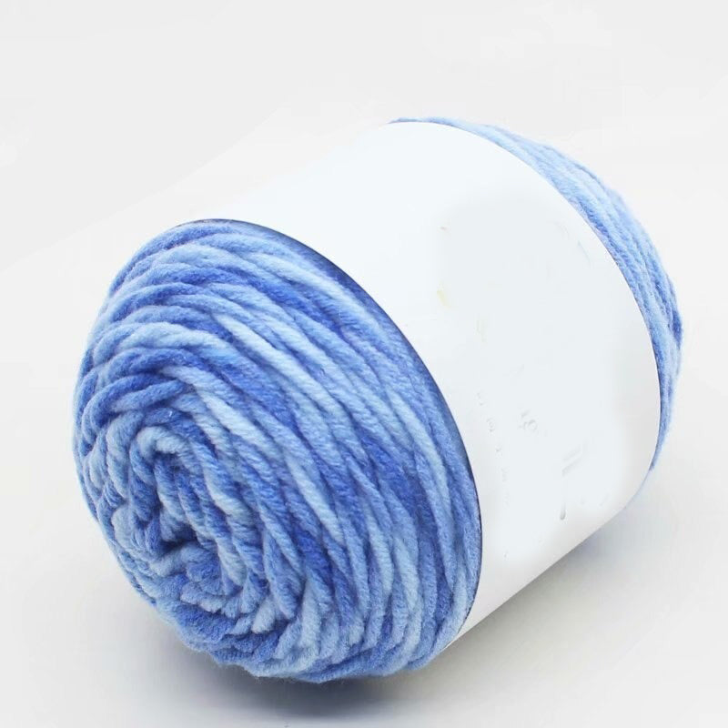 Rainbow Color Woolen Yarn For DIY Sweater Knitting
