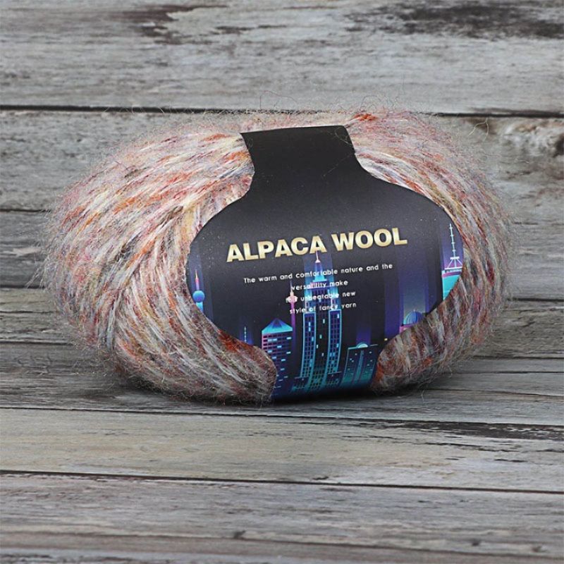 Alpaca Colorful Velvet Soft Wool Yarn