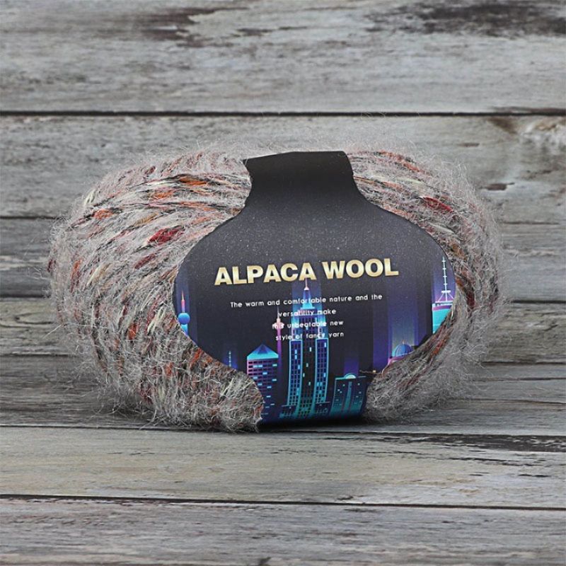 Alpaca Colorful Velvet Soft Wool Yarn