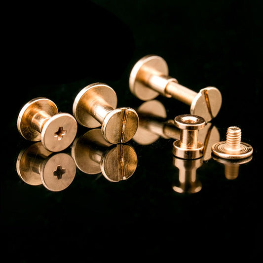 Vintage Copper Screw Rivet Buttons For Cloths