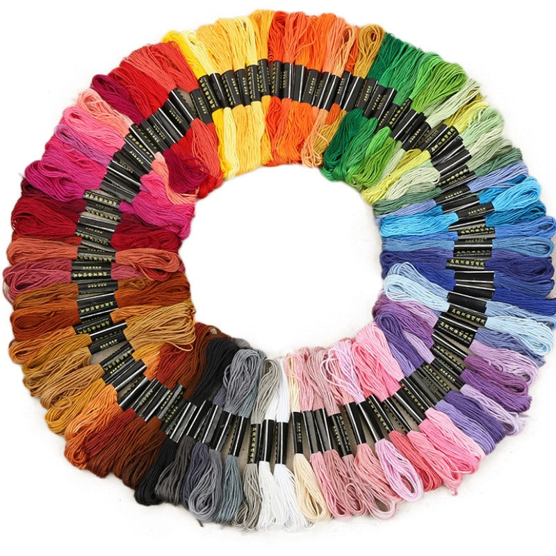 Multicolor Polyester Threads For DIY Craft & Knitting