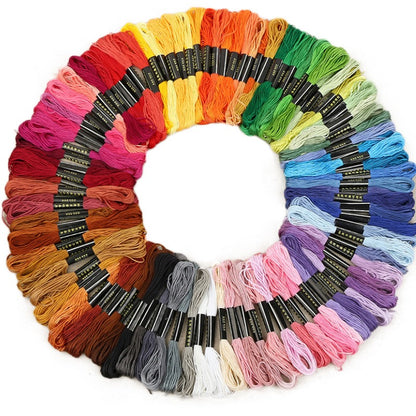 Multicolor Polyester Threads For DIY Craft & Knitting