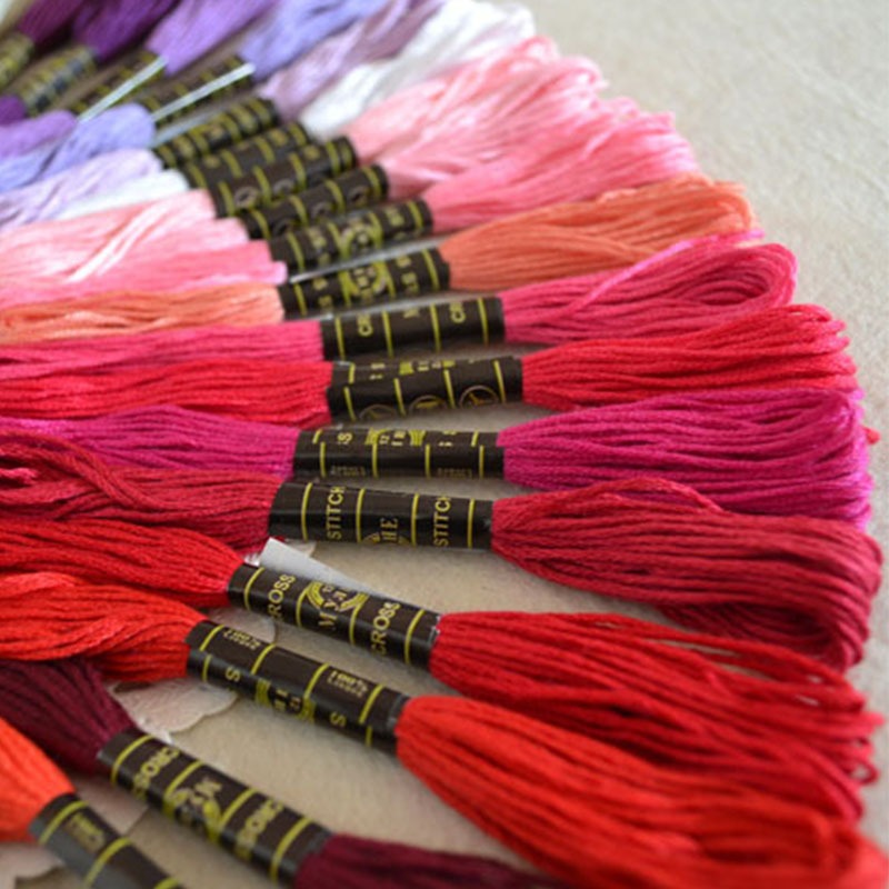 Multicolor Polyester Threads For DIY Craft & Knitting