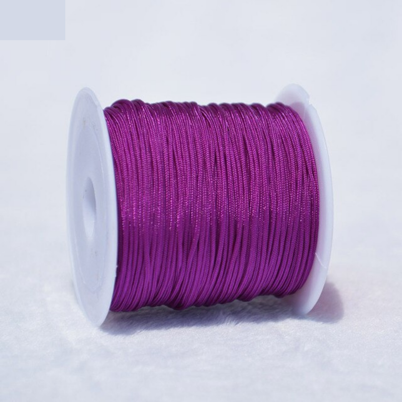 Bright Braided Yarn Thread DIY For Crocheting And Knitting