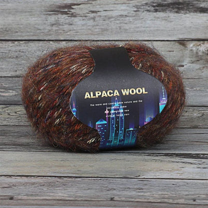 Alpaca Colorful Velvet Soft Wool Yarn