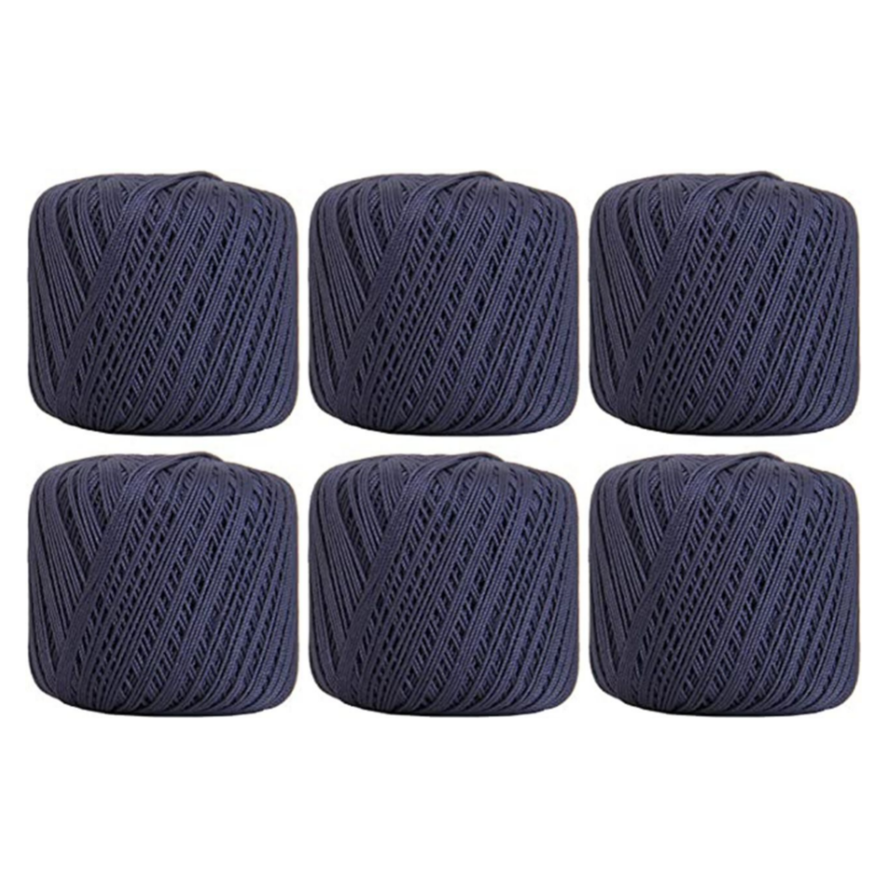 Cotton Crochet Thread 6 Pieces