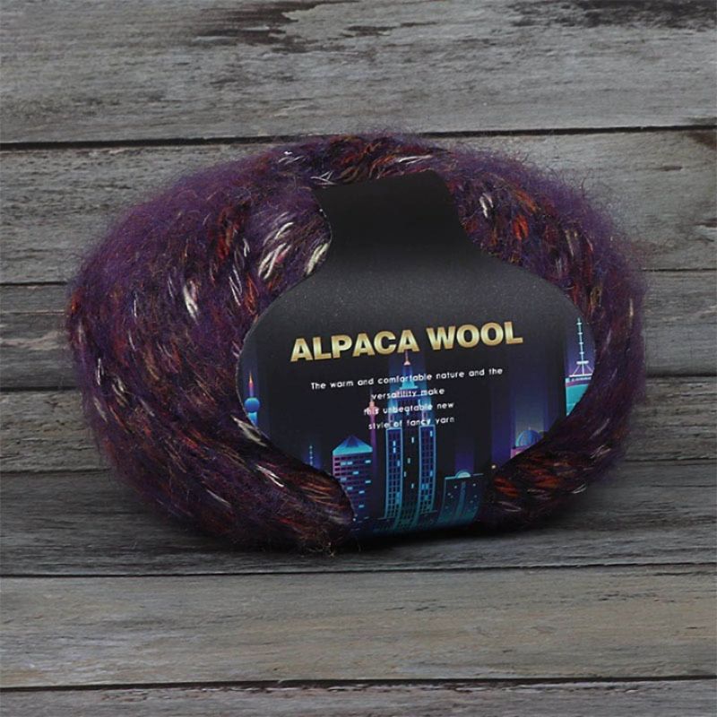 Alpaca Colorful Velvet Soft Wool Yarn