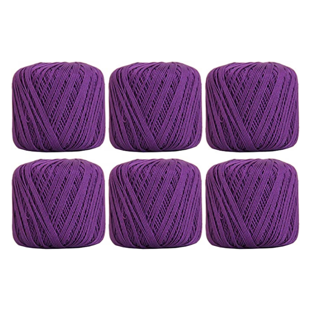 Cotton Crochet Thread 6 Pieces