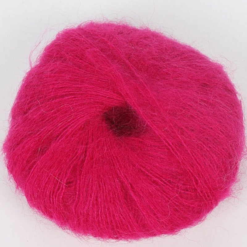 Soft And Thin Mohair Yarn For DIY Crocheting And Knitting