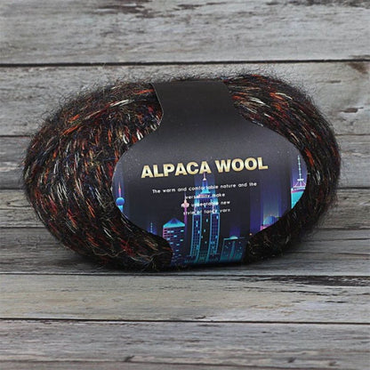 Alpaca Colorful Velvet Soft Wool Yarn