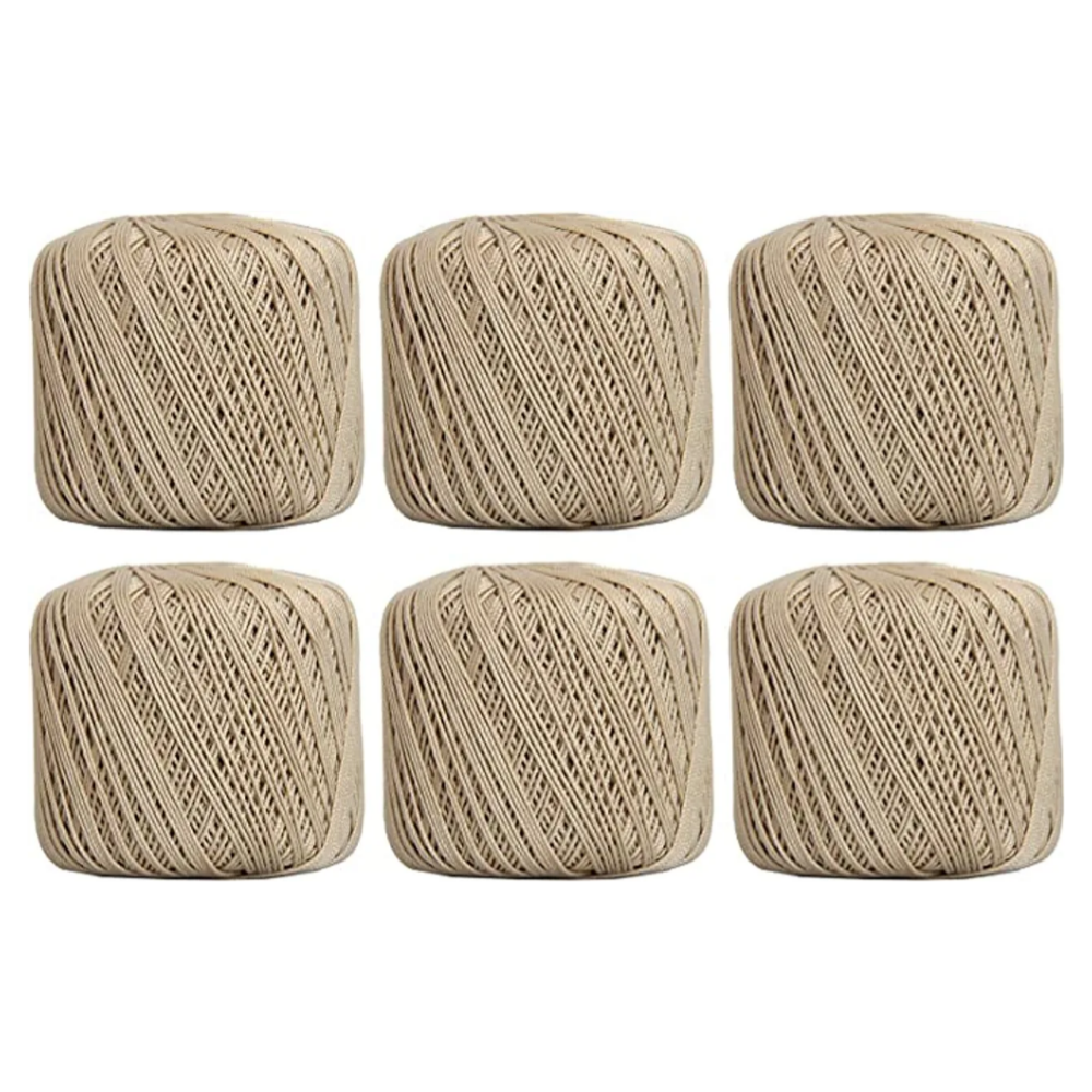 Cotton Crochet Thread 6 Pieces