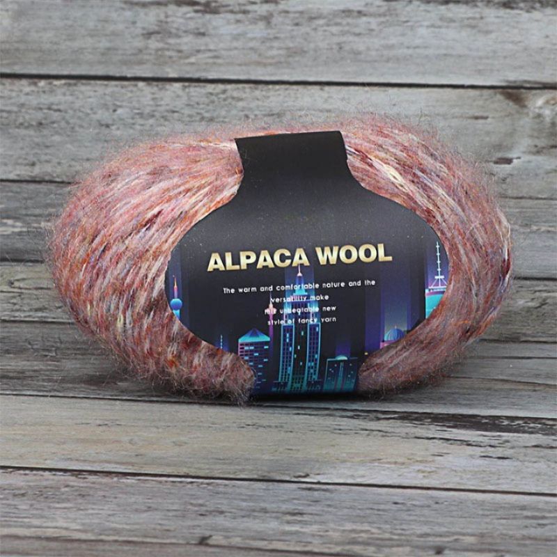 Alpaca Colorful Velvet Soft Wool Yarn