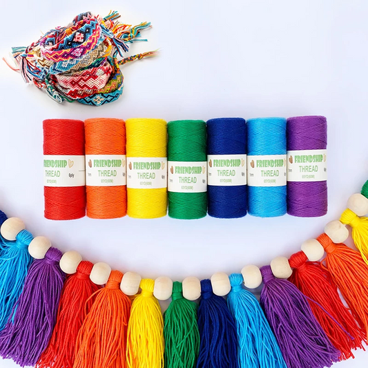 Colored Thread DIY Crocheting Knitting Kit