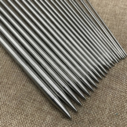 Stainless Steel Straight Knitting Needles