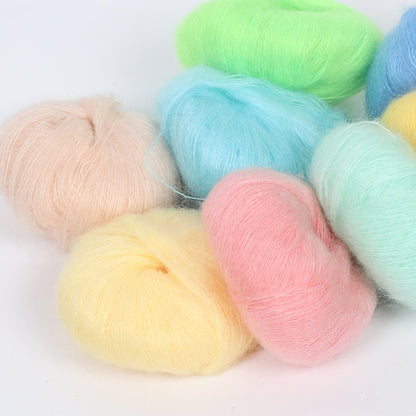 Soft And Thin Mohair Yarn For DIY Crocheting And Knitting