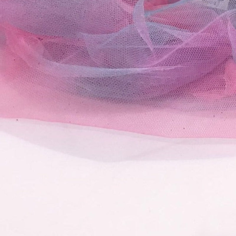 Rainbow Color Muslin Mesh Cloth