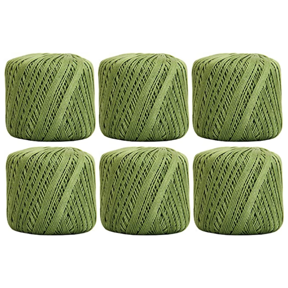 6 Pieces Of Cotton Crochet Thread