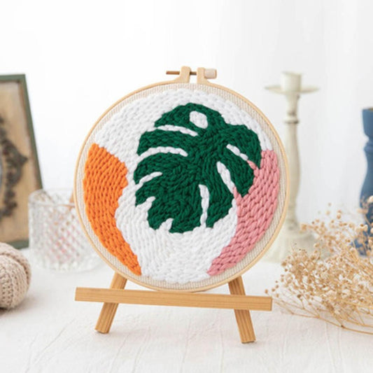 Big Leaf Embroidery DIY Knitting Kit