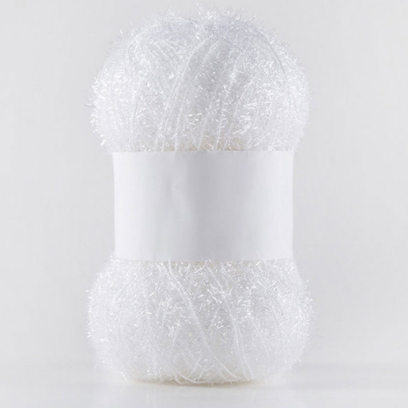 Shiny Glass Silk Knitting Threads For Knitting And Crochet