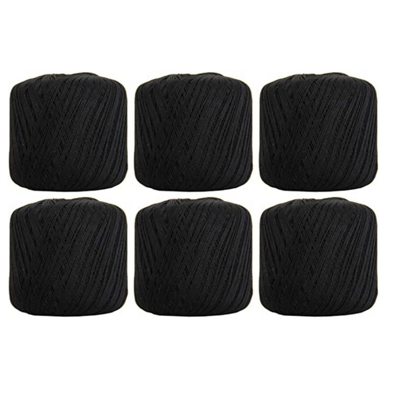 6 Pieces Of Cotton Crochet Thread