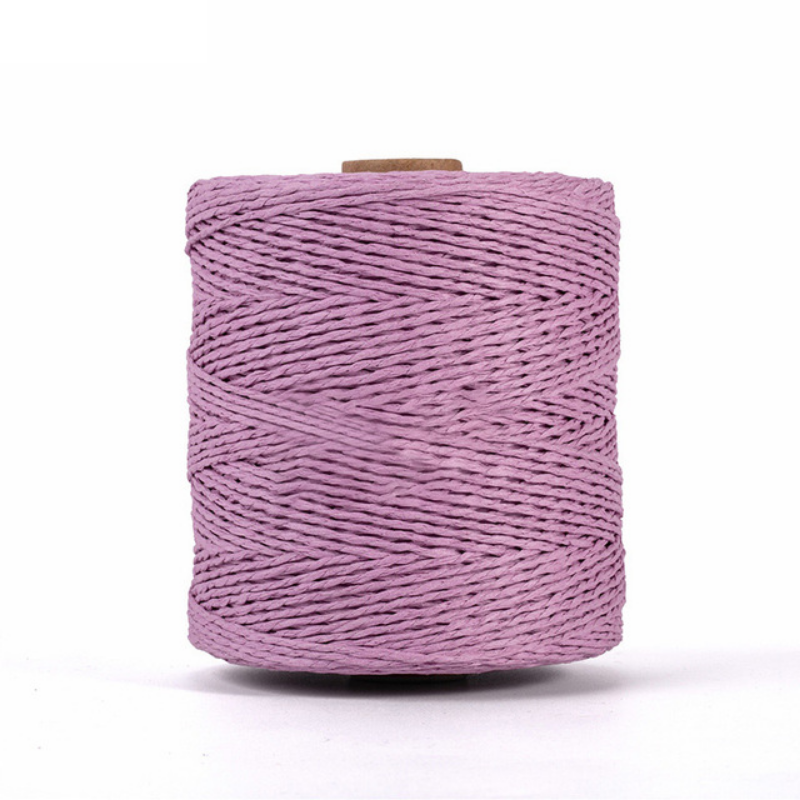 Natural Straw Yarn Thread Crochet Kit