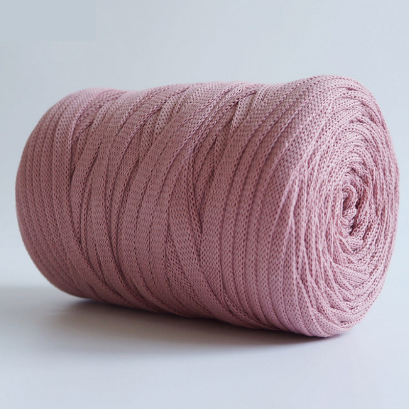 The Solid Color Flat Yarn For Knitting And Crochet