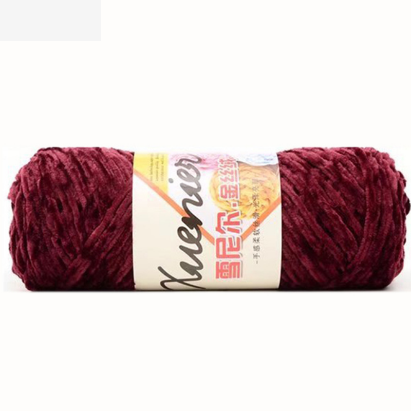 Velvet Knitting And Sewing Yarn Thread DIY Crocheting Kit