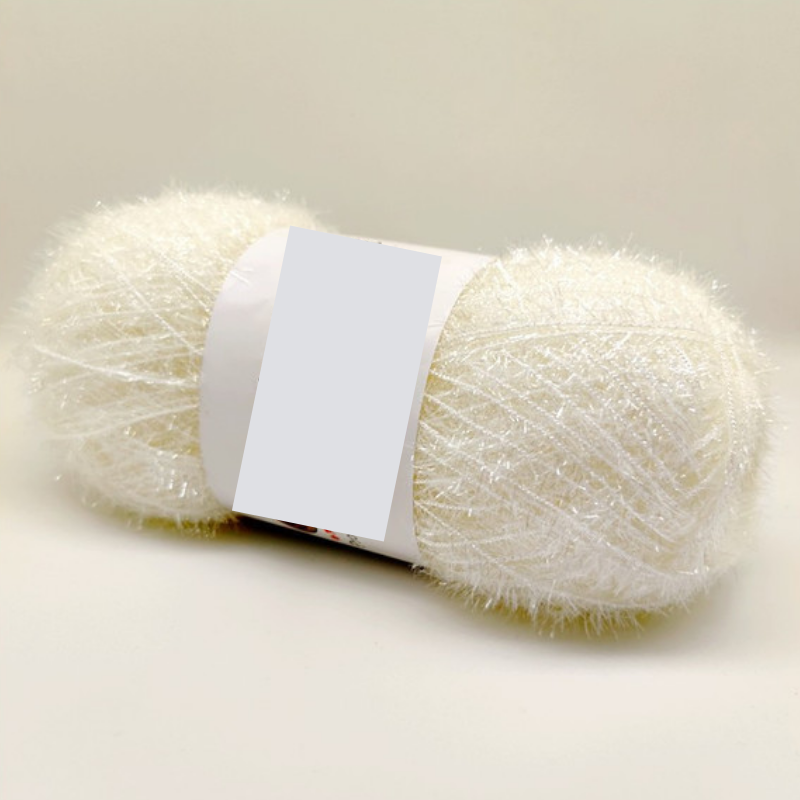 Shiny Glass Silk Knitting Threads For Knitting And Crochet