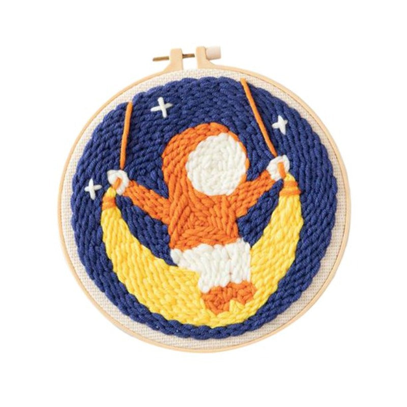 Astronaut Pattern Punch Needle Kit