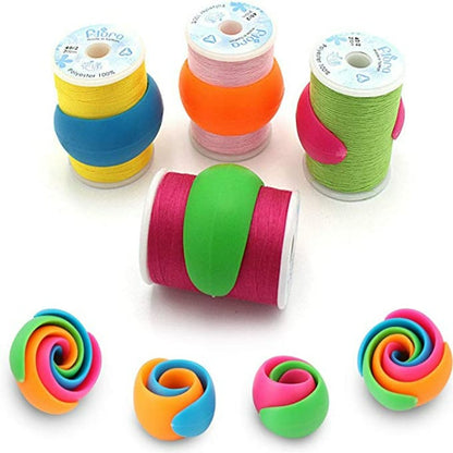 4 Piece Thread Holder Silicone Clamp